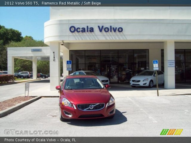 2012 Volvo S60 T5 in Flamenco Red Metallic