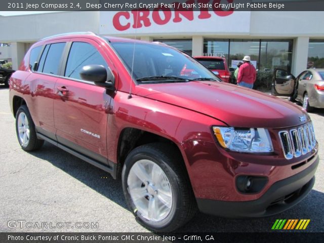 2011 Jeep Compass 2.4 in Deep Cherry Red Crystal Pearl