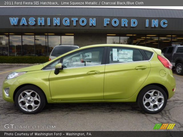 2011 Ford Fiesta SES Hatchback in Lime Squeeze Metallic