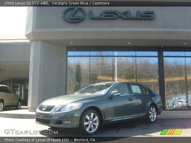 2009 Lexus GS 350 AWD in Verdigris Green Mica