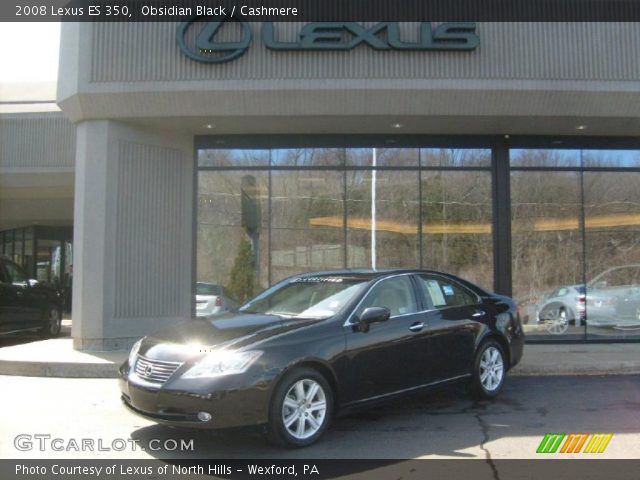 2008 Lexus ES 350 in Obsidian Black