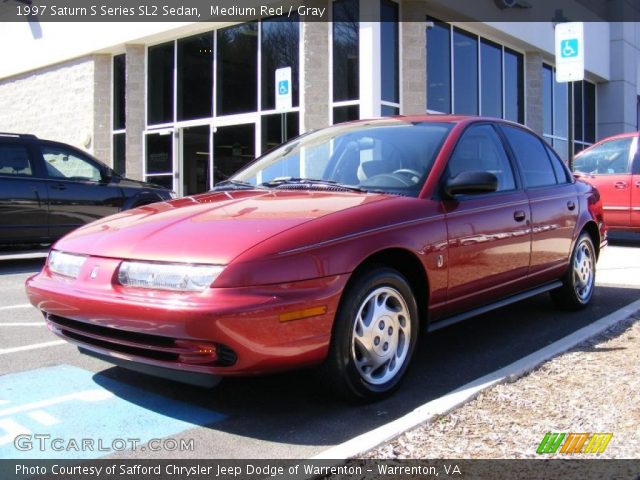 1997 Saturn S Series SL2 Sedan in Medium Red