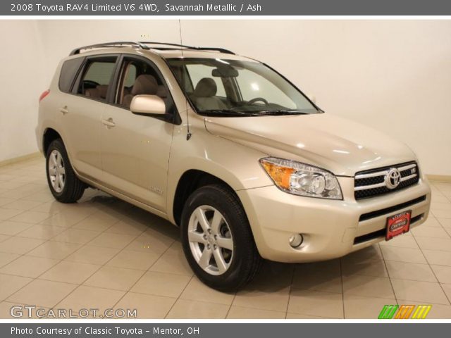 2008 Toyota RAV4 Limited V6 4WD in Savannah Metallic