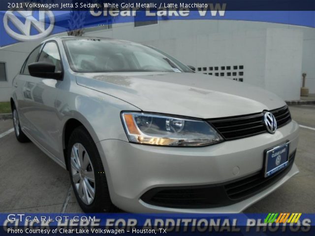 2011 Volkswagen Jetta S Sedan in White Gold Metallic