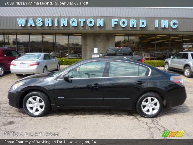 2009 Nissan Altima Hybrid in Super Black