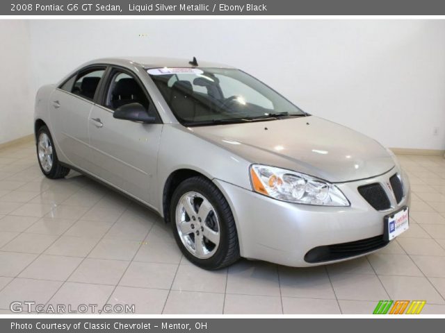 2008 Pontiac G6 GT Sedan in Liquid Silver Metallic