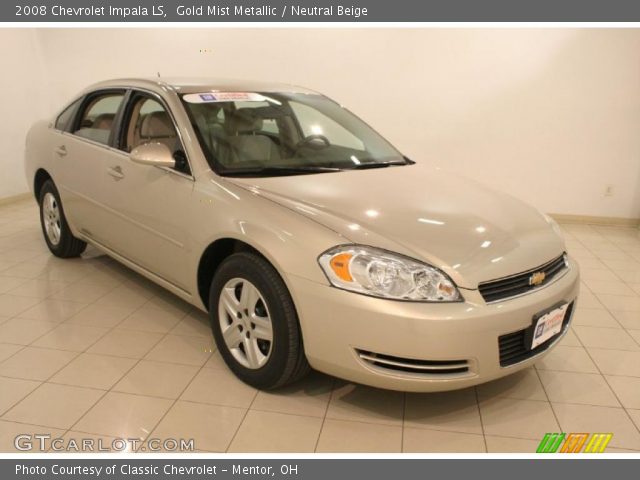 2008 Chevrolet Impala LS in Gold Mist Metallic