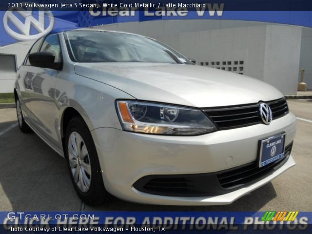 2011 Volkswagen Jetta S Sedan in White Gold Metallic