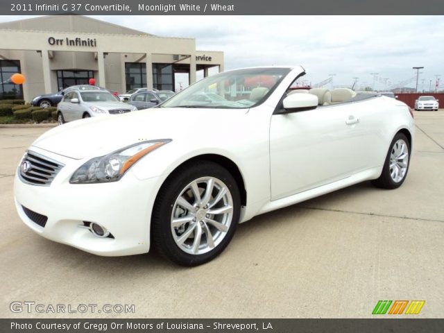 2011 Infiniti G 37 Convertible in Moonlight White