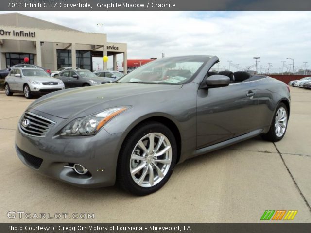 2011 Infiniti G 37 Convertible in Graphite Shadow
