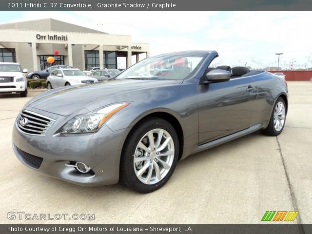 2011 Infiniti G 37 Convertible in Graphite Shadow