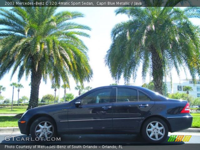 2003 Mercedes-Benz C 320 4Matic Sport Sedan in Capri Blue Metallic