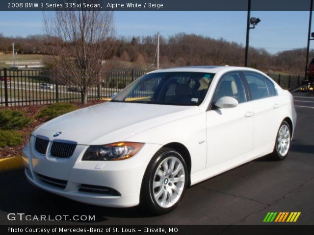 2008 BMW 3 Series 335xi Sedan in Alpine White