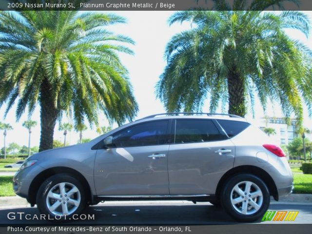 2009 Nissan Murano SL in Platinum Graphite Metallic