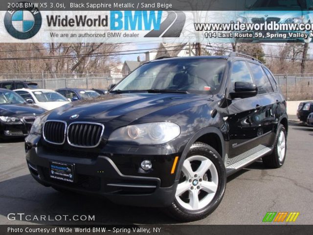 2008 BMW X5 3.0si in Black Sapphire Metallic