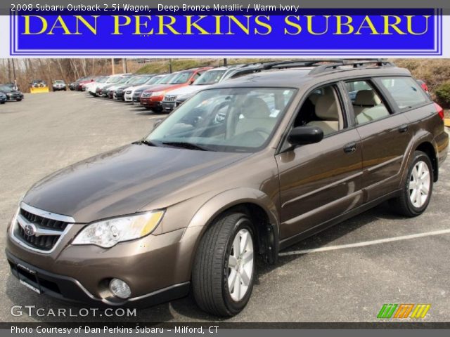 2008 Subaru Outback 2.5i Wagon in Deep Bronze Metallic