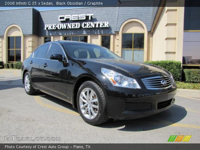 2008 Infiniti G 35 x Sedan in Black Obsidian