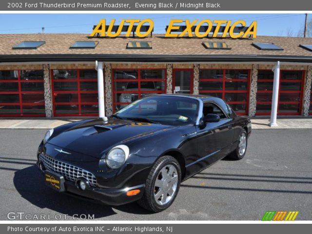 2002 Ford Thunderbird Premium Roadster in Evening Black