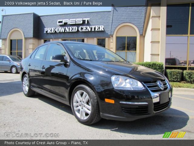 2009 Volkswagen Jetta S Sedan in Black Uni