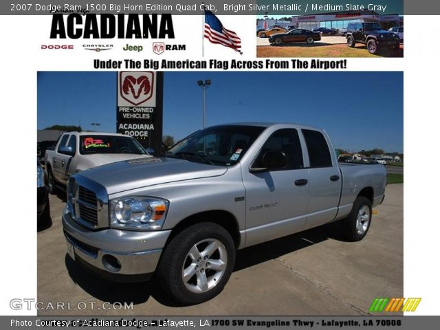 2007 Dodge Ram 1500 Big Horn Edition Quad Cab in Bright Silver Metallic