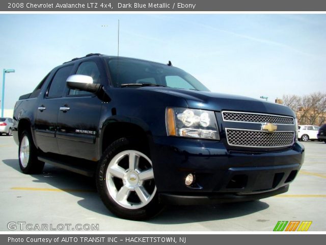 2008 Chevrolet Avalanche LTZ 4x4 in Dark Blue Metallic