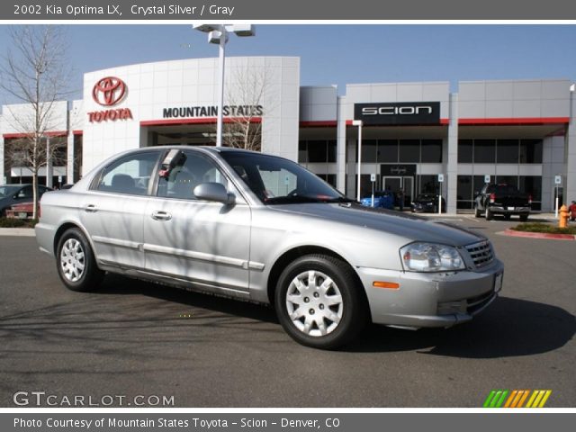 2002 Kia Optima LX in Crystal Silver