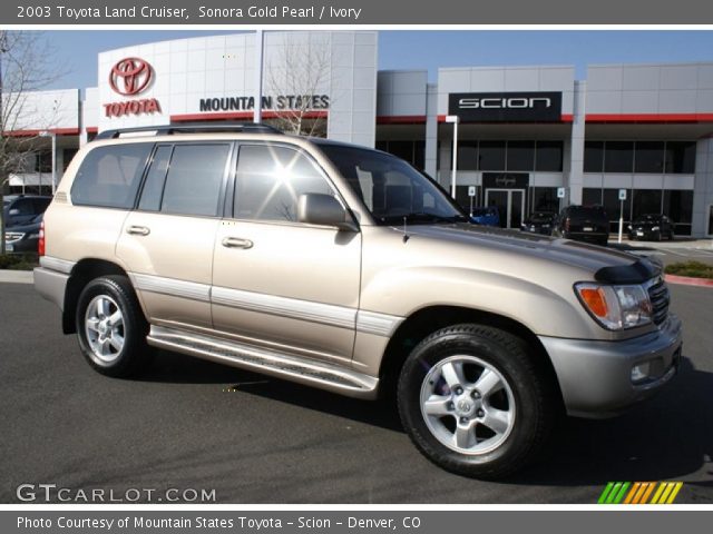 2003 Toyota Land Cruiser  in Sonora Gold Pearl