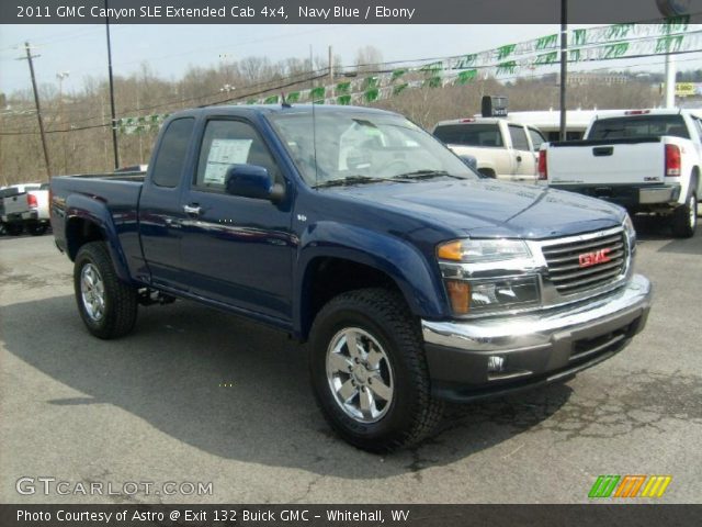 2011 GMC Canyon SLE Extended Cab 4x4 in Navy Blue
