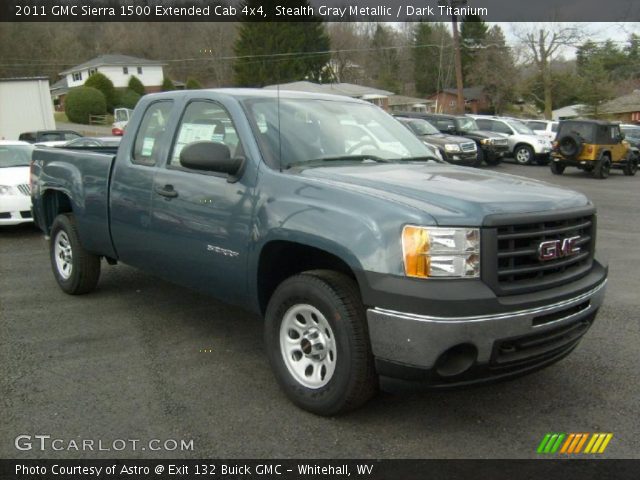 2011 GMC Sierra 1500 Extended Cab 4x4 in Stealth Gray Metallic