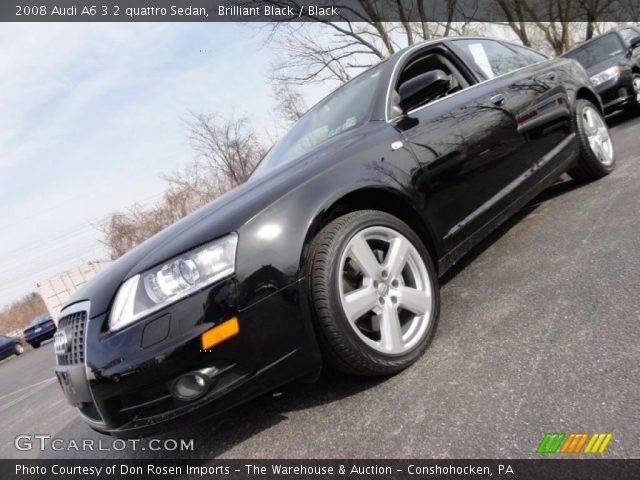 2008 Audi A6 3.2 quattro Sedan in Brilliant Black