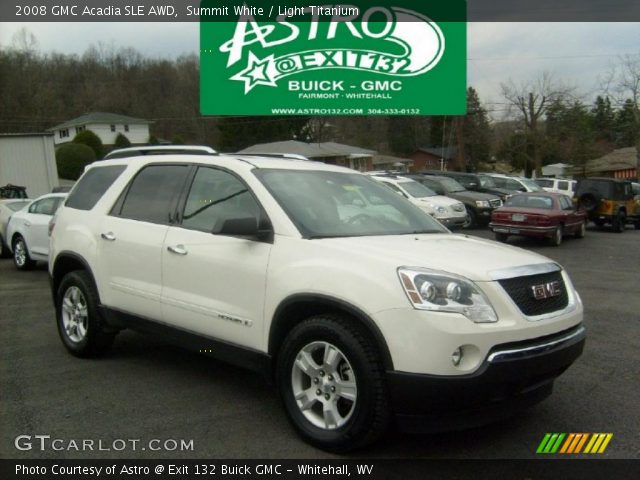 2008 GMC Acadia SLE AWD in Summit White