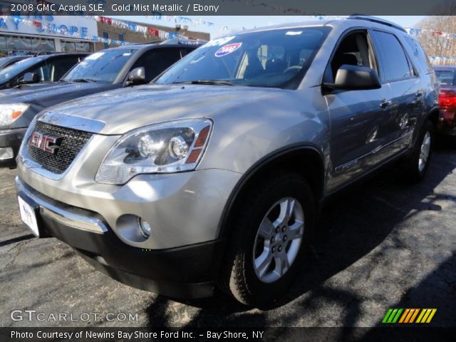 2008 GMC Acadia SLE in Gold Mist Metallic