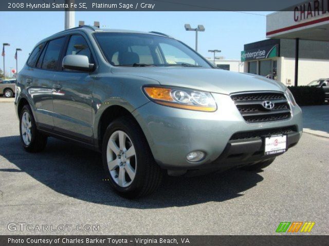 2008 Hyundai Santa Fe SE in Platinum Sage