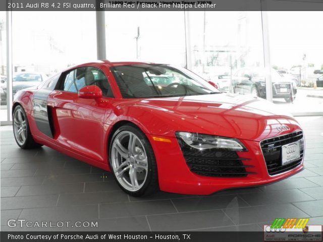 2011 Audi R8 4.2 FSI quattro in Brilliant Red