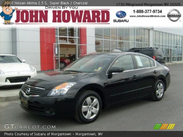 2008 Nissan Altima 2.5 S in Super Black