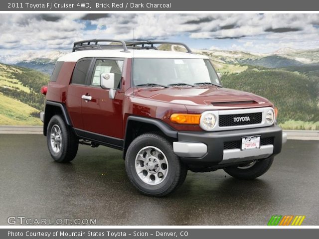 2011 Toyota FJ Cruiser 4WD in Brick Red