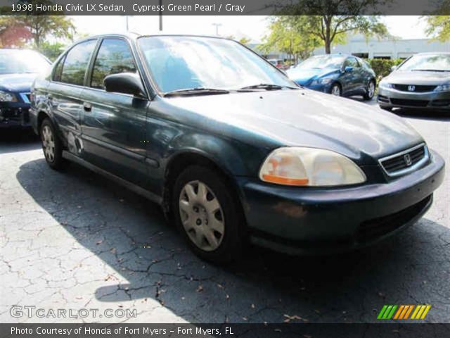 1998 Honda Civic LX Sedan in Cypress Green Pearl