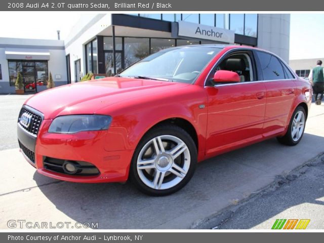 2008 Audi A4 2.0T quattro Sedan in Brilliant Red
