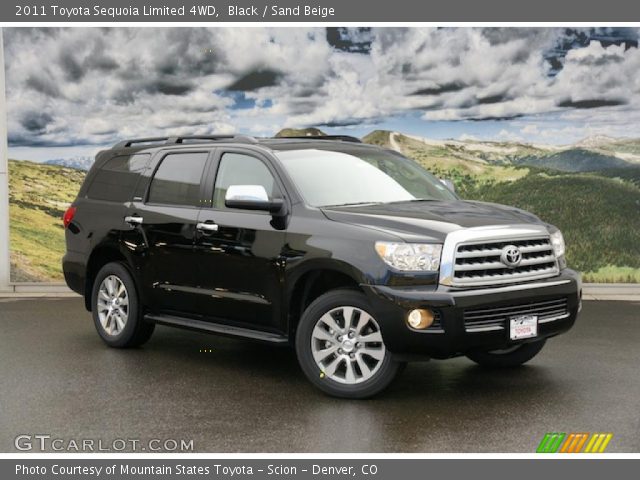 2011 Toyota Sequoia Limited 4WD in Black
