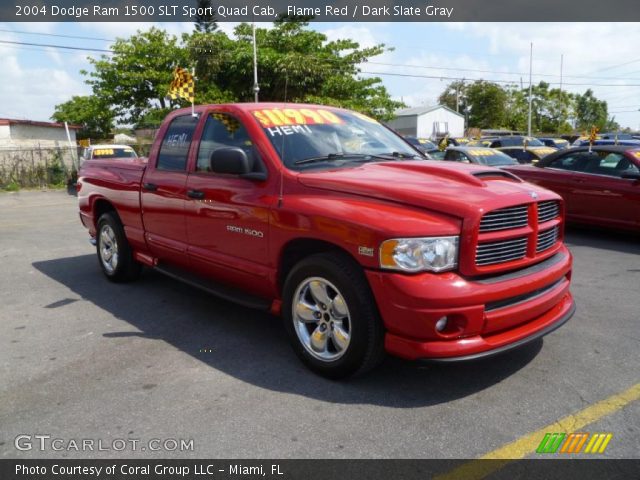 2004 Dodge Ram 1500 SLT Sport Quad Cab in Flame Red