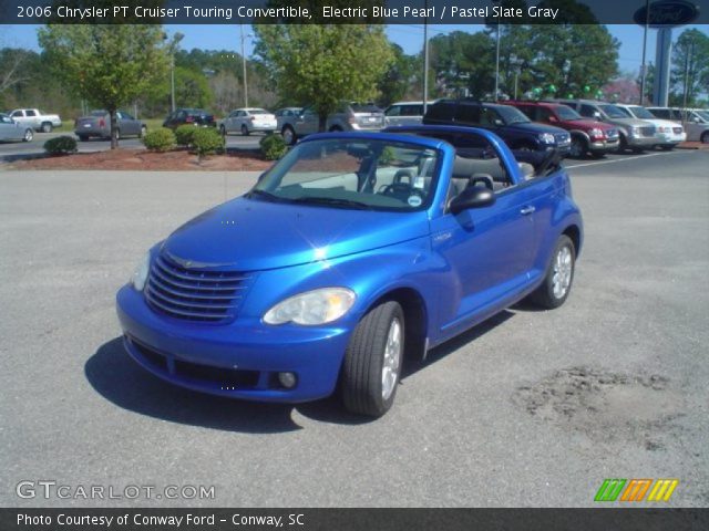 2006 Chrysler PT Cruiser Touring Convertible in Electric Blue Pearl