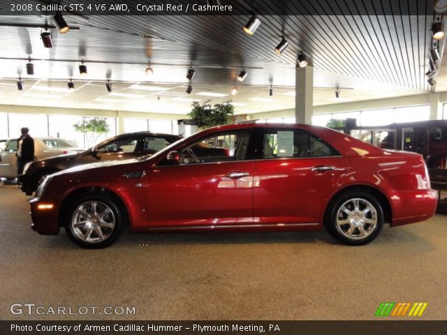 2008 Cadillac STS 4 V6 AWD in Crystal Red