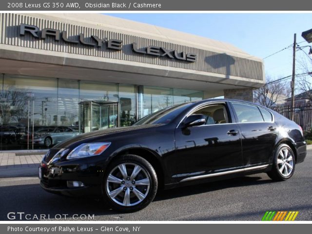 2008 Lexus GS 350 AWD in Obsidian Black