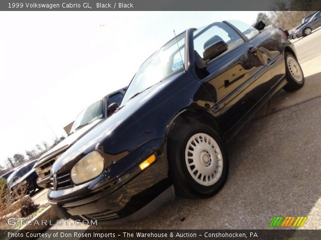 1999 Volkswagen Cabrio GL in Black