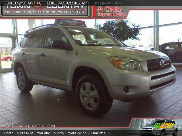 2008 Toyota RAV4 I4 in Classic Silver Metallic