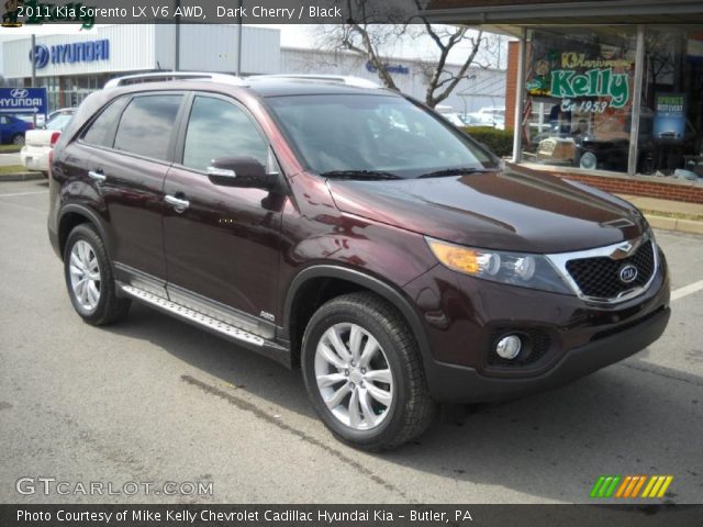 2011 Kia Sorento LX V6 AWD in Dark Cherry