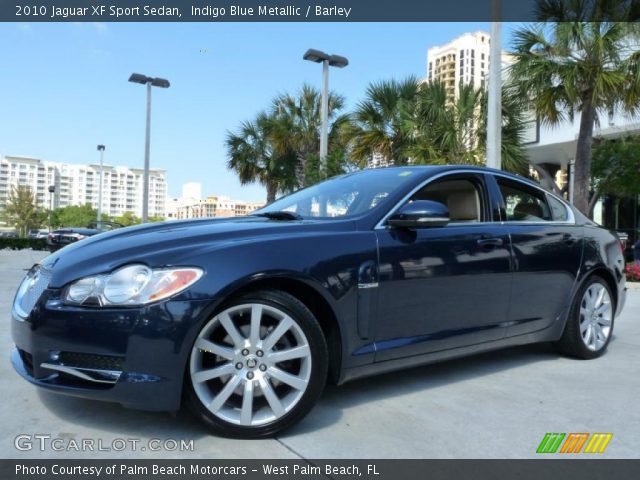 2010 Jaguar XF Sport Sedan in Indigo Blue Metallic