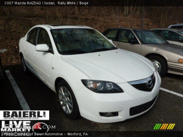 2007 Mazda MAZDA3 i Sedan in Rally White