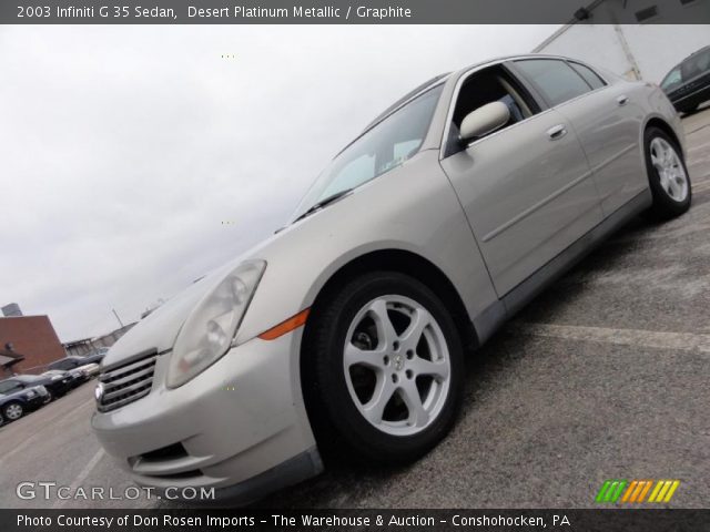 2003 Infiniti G 35 Sedan in Desert Platinum Metallic