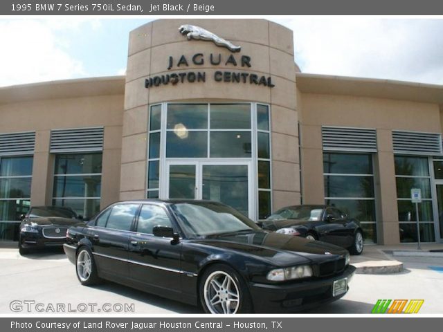 1995 BMW 7 Series 750iL Sedan in Jet Black